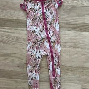 Posh Peanut Pink Bunny Zippie